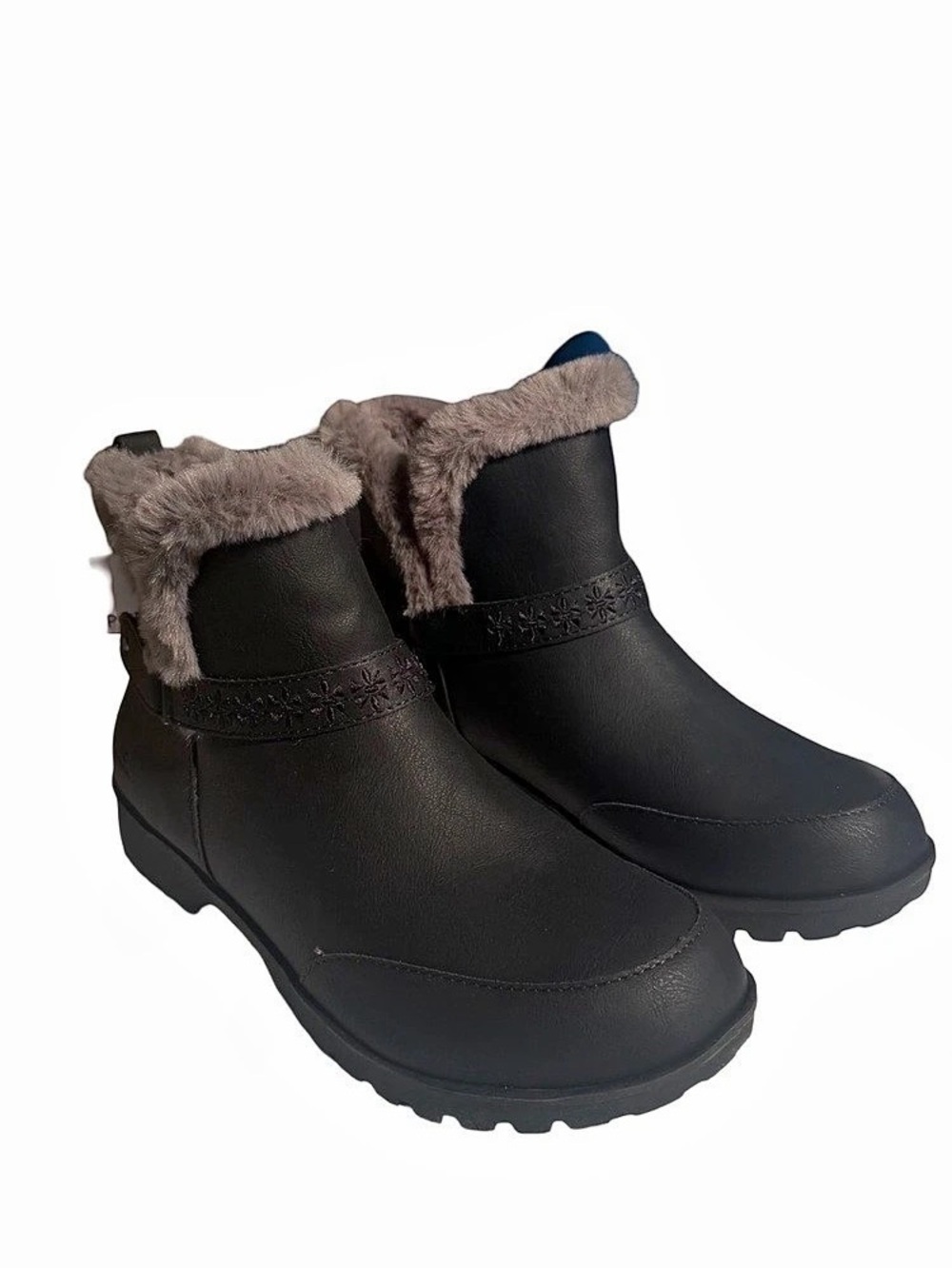 JBU by Jambu Finland Women's Black Faux Fur
Ankle Boots Size 9M Winter